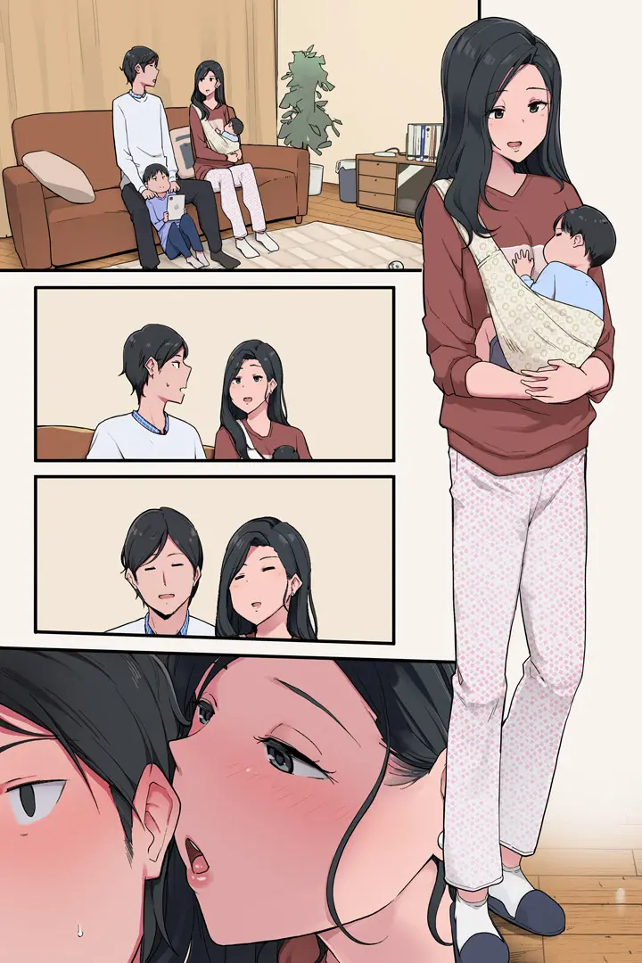 Bosei Honnou Afureru Tsuma To Aka-Chan Kotoba De Ippai Panpan Shita Hi | 모성본능이 넘치는 아내와 아기말투로 가득찬 날